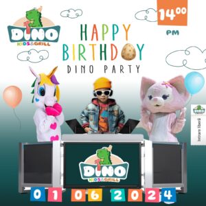 DINO BIRTHDAY - 1 YEAR